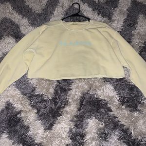 Cropped sweatshirt
